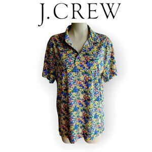 J.Crew Coolmax Performance Polo, Yellow, Size L